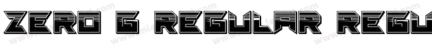 Zero G Regular Regul字体转换